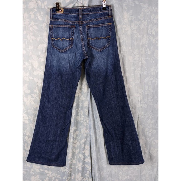 Red Engine Vtg 90s Mid Rise Wide Leg "Jetstar" Jeans Sz 27 - Picture 6 of 6